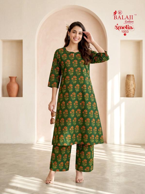 Balaji amelia vol-1 sleeveless coord set clothing wholesalers in india